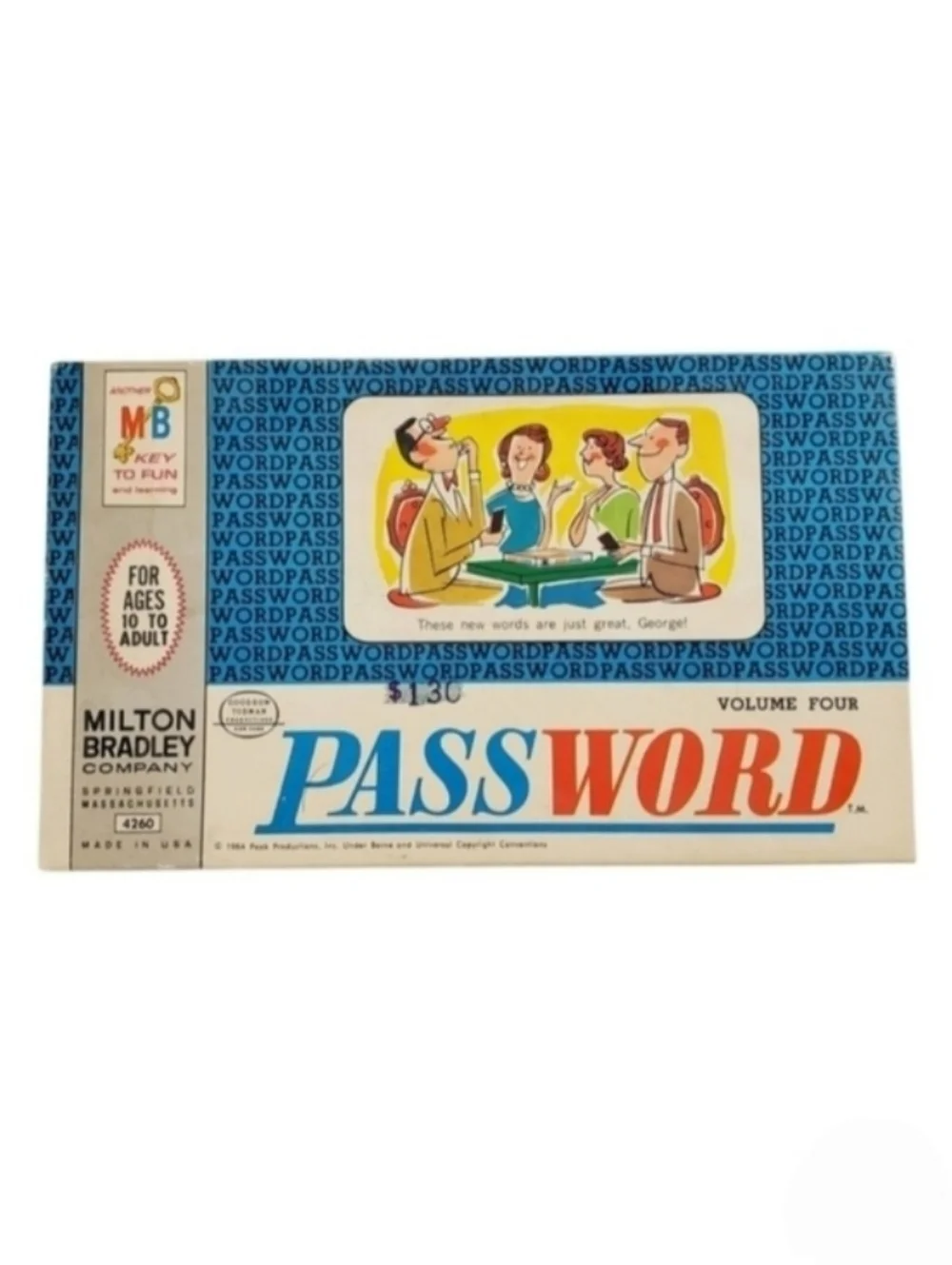 Password Game 1964 Vintage Board Game Classic Family Collectible
